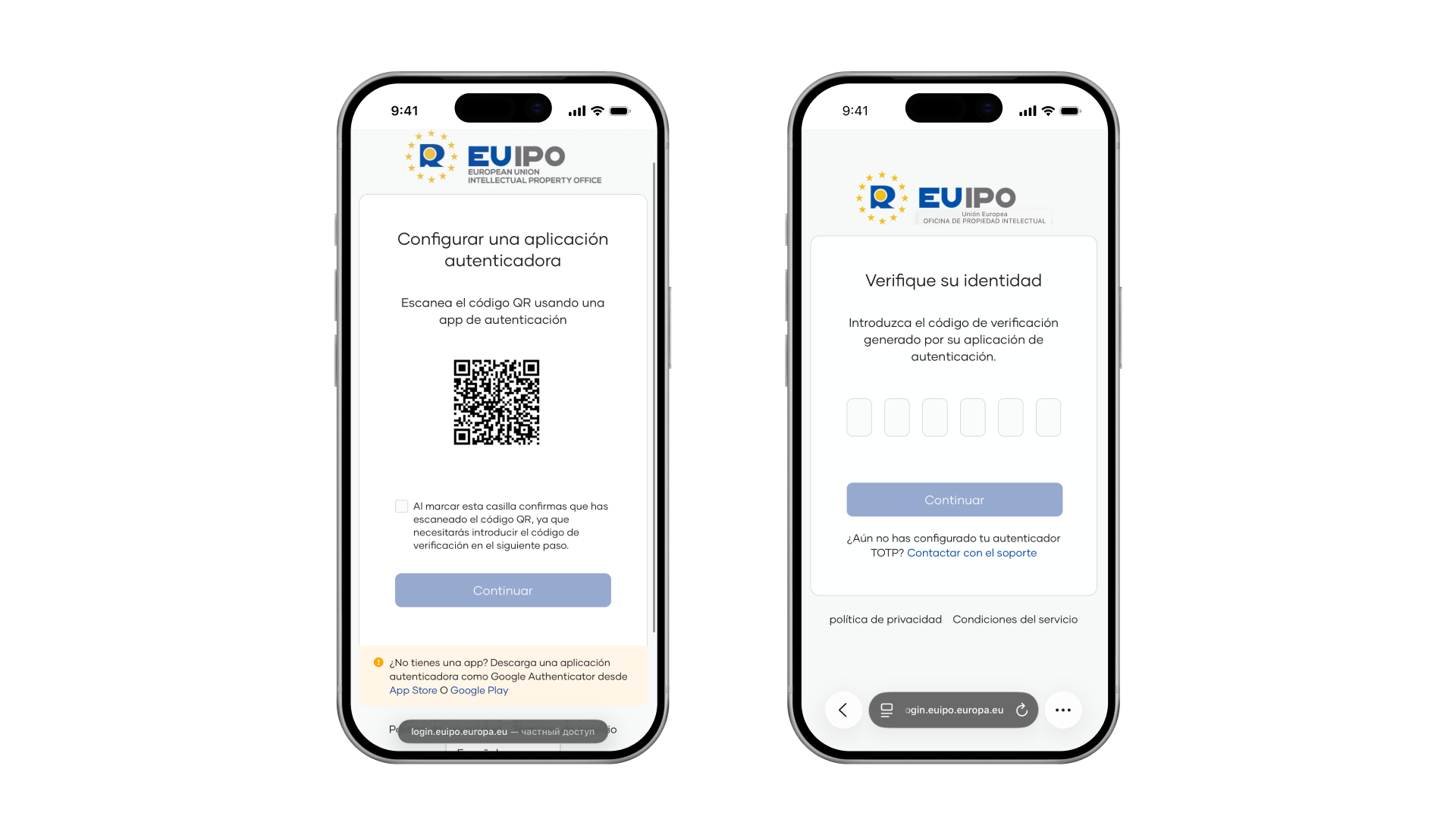 Cómo se ve el código QR único para generar códigos TOTP.